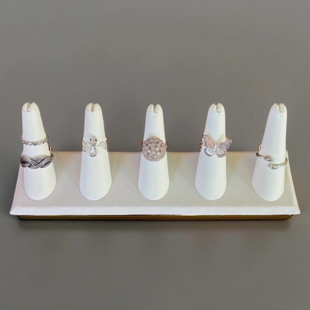 Variety Silver Ring Lot with Butterfly, Snake, Hands, and More